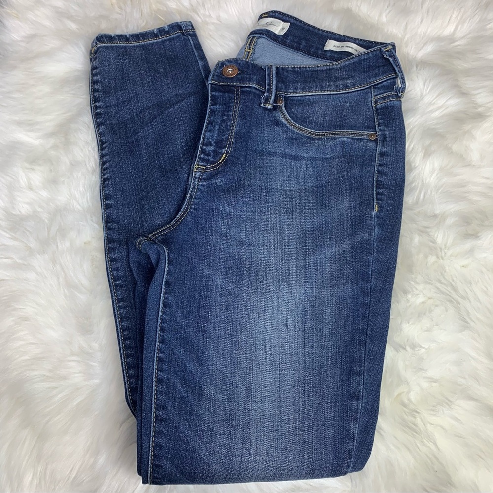 Jessica Simpson Kiss Me Super Skinny Blue Jean - Picture 3 of 13